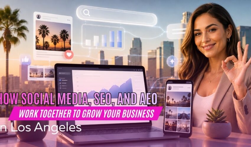 How-Social-Media-SEO-and-AEO-Work-Together-to-Grow-Your-Business-in-Los-Angeles